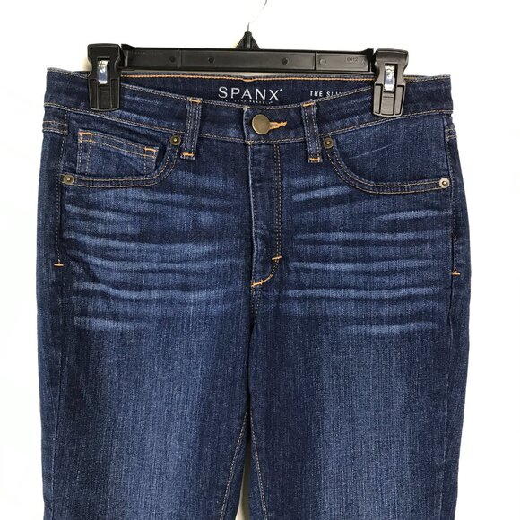 Spanx The Slim-X Skinny Jeans Women’s Size 28 Stretch Denim Shaping Casual - Picture 3 of 13